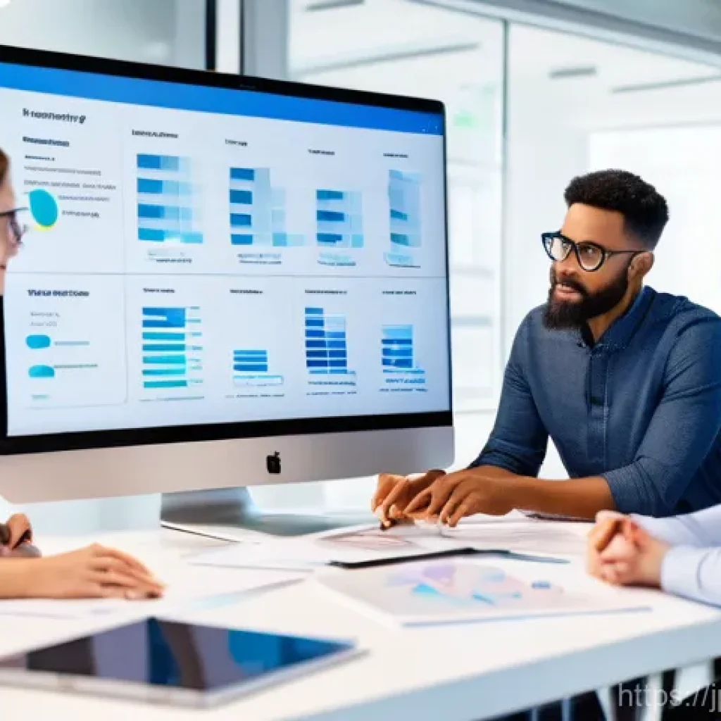 효과적인 세그먼트 분석을 위한 팀 구성 전략 - **A Diverse Segment Analysis Team Collaborating with Purpose**
    A photorealistic, brightly lit sc...