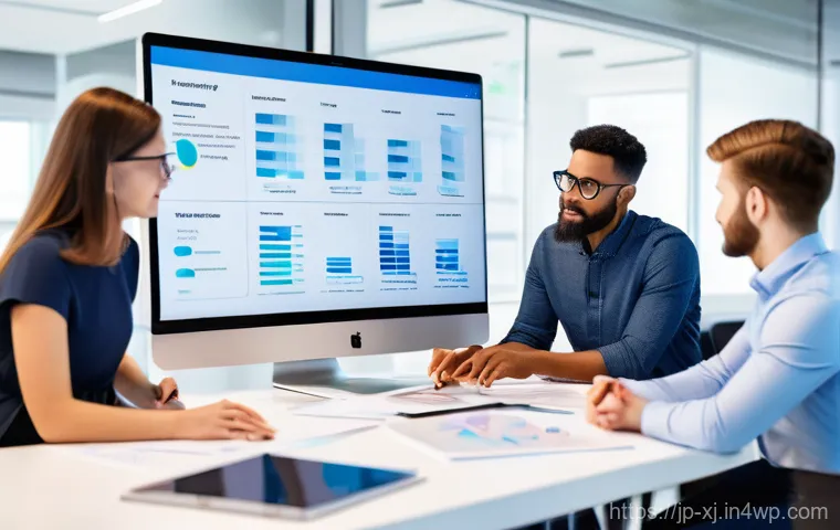 효과적인 세그먼트 분석을 위한 팀 구성 전략 - **A Diverse Segment Analysis Team Collaborating with Purpose**
    A photorealistic, brightly lit sc...