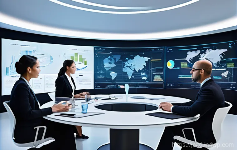 세그먼트 분석에서의 시나리오 기획 - **Customer Segment Deep Dive**
    A diverse group of professional adults (male and female, 30s-50s,...