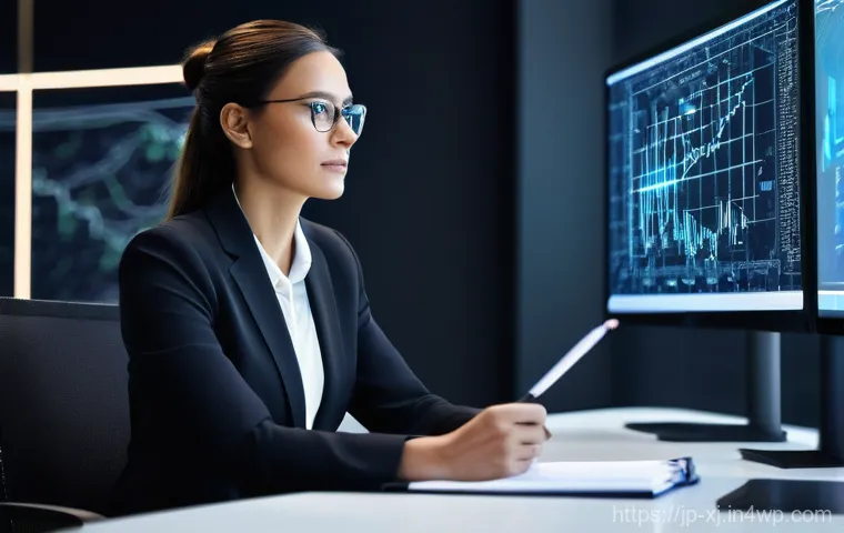 세그먼트 분석에서의 시나리오 기획 - **Navigating Future Scenarios**
    A diverse team of professional adults (male and female, 30s-60s,...