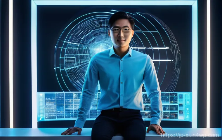 사용자 세그먼트 발굴과 예측 분석의 관계 - **Prompt:** A focused Japanese female blogger, mid-20s, with a stylish, modern haircut, sits at a cl...