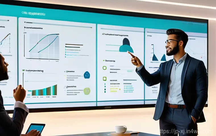 사용자 세그먼트 발굴과 마케팅 성과의 관계 - **Prompt:** A diverse group of young professionals, including men and women of various ethnicities, ...