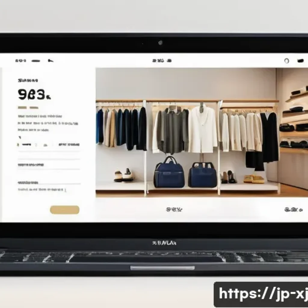 고객 세그먼트에 따른 맞춤형 서비스 제공하기 - A modern Japanese e-commerce website scene showcasing personalized shopping experience for a young a...