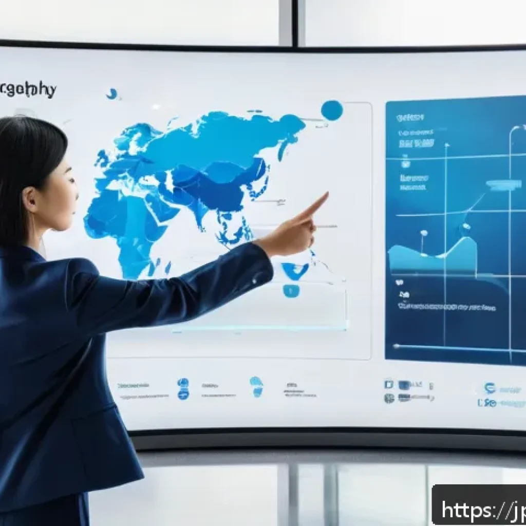 세그먼트 분석의 도전과 해결책 - A modern Japanese office scene with a diverse team of professionals collaborating on customer data a...